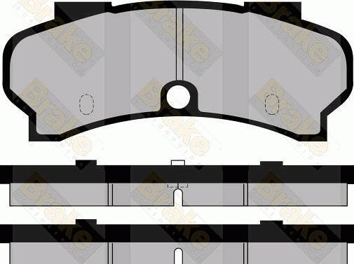 Raicam RA.0116.1 - Тормозные колодки, дисковые, комплект autospares.lv