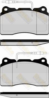 Brake Engineering PA1491 - Тормозные колодки, дисковые, комплект autospares.lv