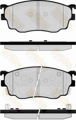 WWA 23779 - Тормозные колодки, дисковые, комплект autospares.lv