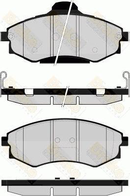 Lucas Electrical GDB3211 - Тормозные колодки, дисковые, комплект autospares.lv