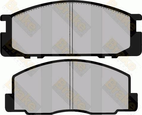 Brake Engineering PA1527 - Тормозные колодки, дисковые, комплект autospares.lv