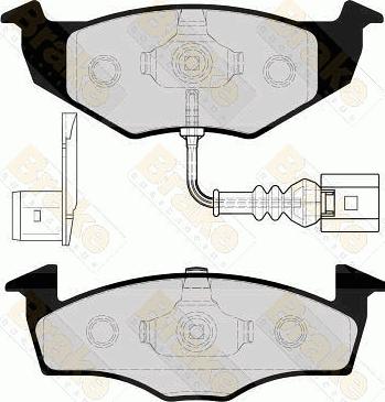 Lemförder 26297 01 - Тормозные колодки, дисковые, комплект autospares.lv