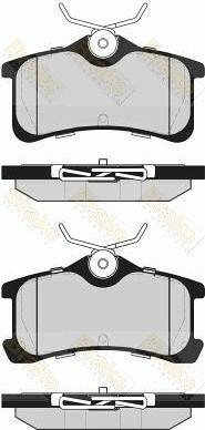Brake Engineering PA1615 - Тормозные колодки, дисковые, комплект autospares.lv