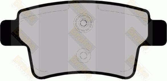 Brake Engineering PA1688 - Тормозные колодки, дисковые, комплект autospares.lv