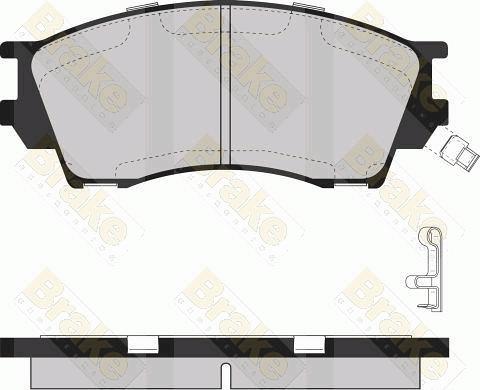 Brake Engineering PA1085 - Тормозные колодки, дисковые, комплект autospares.lv