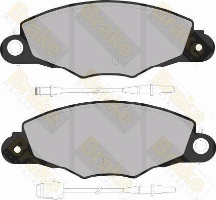 Brake Engineering PA1145 - Тормозные колодки, дисковые, комплект autospares.lv