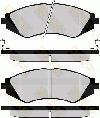 Brake Engineering PA1146 - Тормозные колодки, дисковые, комплект autospares.lv