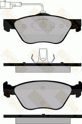 BENDIX 571884X - Тормозные колодки, дисковые, комплект autospares.lv