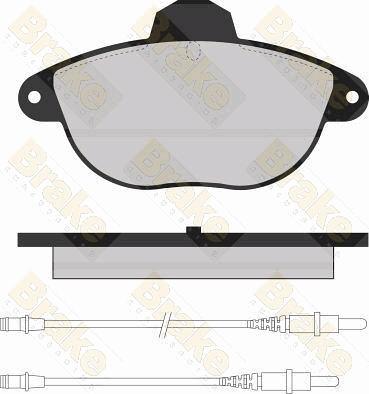 Brake Engineering PA1117 - Тормозные колодки, дисковые, комплект autospares.lv