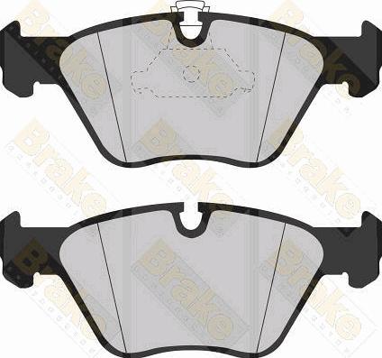 Brake Engineering PA1121 - Тормозные колодки, дисковые, комплект autospares.lv