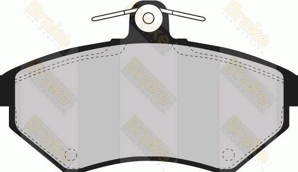Brake Engineering PA1171 - Тормозные колодки, дисковые, комплект autospares.lv