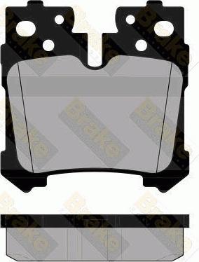 Brake Engineering PA1853 - Тормозные колодки, дисковые, комплект autospares.lv