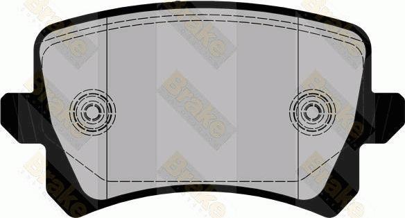 Brake Engineering PA1862 - Тормозные колодки, дисковые, комплект autospares.lv