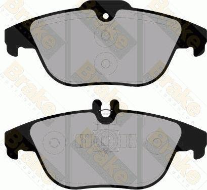 Brake Engineering PA1805 - Тормозные колодки, дисковые, комплект autospares.lv