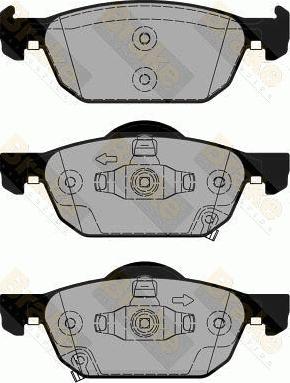 Brake Engineering PA1825 - Тормозные колодки, дисковые, комплект autospares.lv