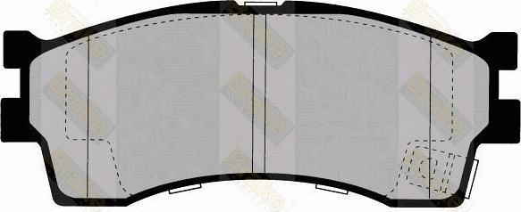 Brake Engineering PA1352 - Тормозные колодки, дисковые, комплект autospares.lv
