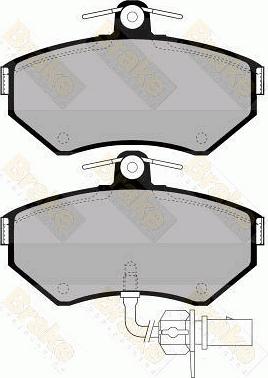 Brake Engineering PA1300 - Тормозные колодки, дисковые, комплект autospares.lv