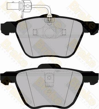 Brake Engineering PA1339 - Тормозные колодки, дисковые, комплект autospares.lv