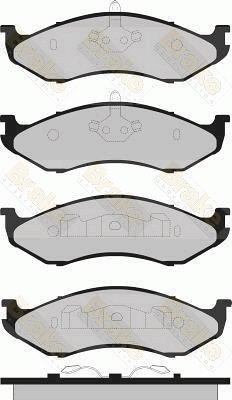 Brake Engineering PA1322 - Тормозные колодки, дисковые, комплект autospares.lv