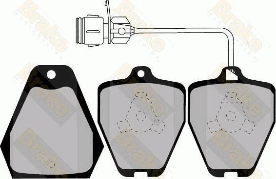 Lucas Electrical GDB1091 - Тормозные колодки, дисковые, комплект autospares.lv