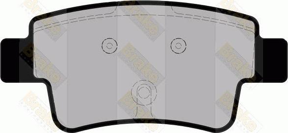 Brake Engineering PA1768 - Тормозные колодки, дисковые, комплект autospares.lv