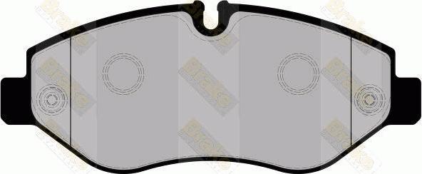 Brake Engineering PA1786 - Тормозные колодки, дисковые, комплект autospares.lv