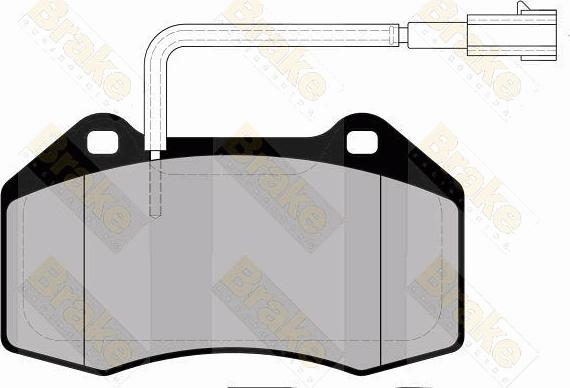 Brake Engineering PA1774 - Тормозные колодки, дисковые, комплект autospares.lv