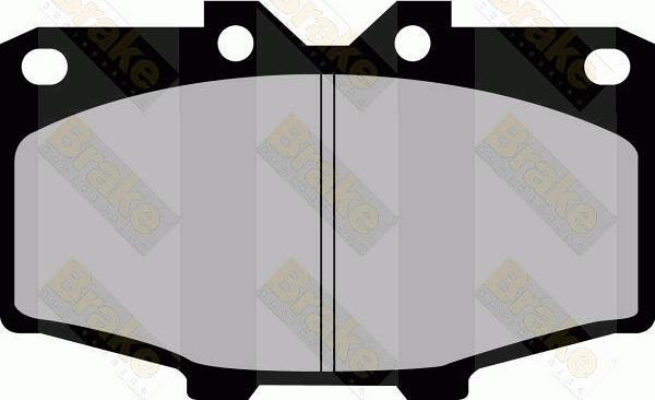 Brake Engineering PA399 - Тормозные колодки, дисковые, комплект autospares.lv