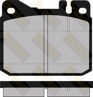 Brake Engineering PA379 - Тормозные колодки, дисковые, комплект autospares.lv