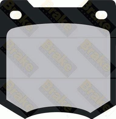 Brake Engineering PA208 - Тормозные колодки, дисковые, комплект autospares.lv