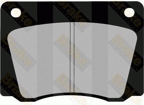 Brake Engineering PA203 - Тормозные колодки, дисковые, комплект autospares.lv