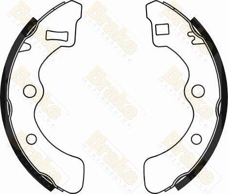 Brake Engineering SH1085 - Комплект тормозных колодок, барабанные autospares.lv