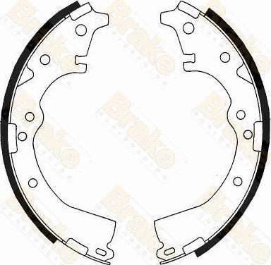 Brake Engineering SH1184 - Комплект тормозных колодок, барабанные autospares.lv