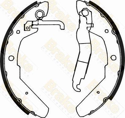 Brake Engineering SH1173 - Комплект тормозных колодок, барабанные autospares.lv