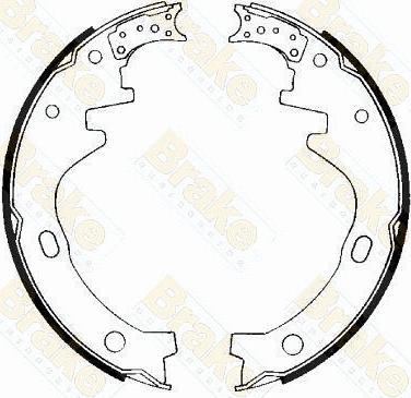 Brake Engineering SH1259 - Комплект тормозных колодок, барабанные autospares.lv