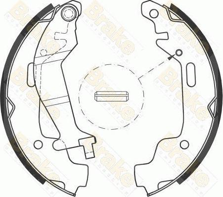 Brake Engineering SH2599 - Комплект тормозных колодок, барабанные autospares.lv