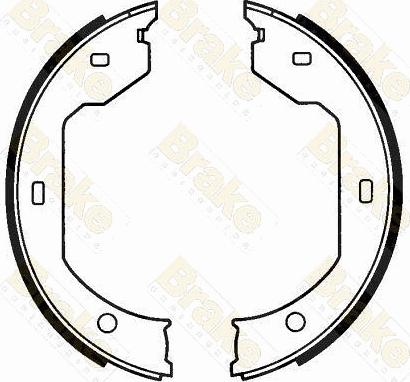 Brake Engineering SH2593 - Комплект тормозов, ручник, парковка autospares.lv