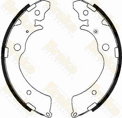 Brake Engineering SH2316 - Комплект тормозных колодок, барабанные autospares.lv