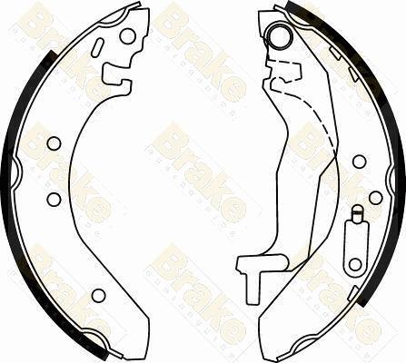 Brake Engineering SH2246 - Комплект тормозных колодок, барабанные autospares.lv