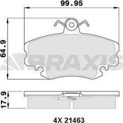 Valeo 671155 - Тормозные колодки, дисковые, комплект autospares.lv