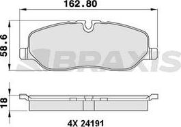 Valeo 302414 - Тормозные колодки, дисковые, комплект autospares.lv