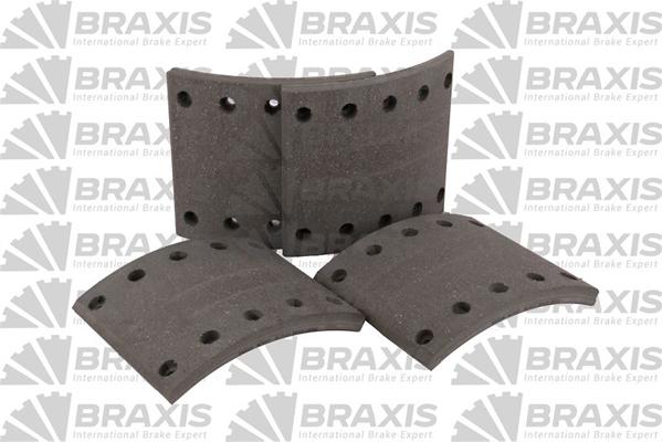 Braxis AC5007 - Комплект тормозных башмаков, барабанные тормоза autospares.lv