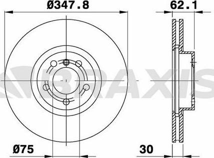 KRAFT AUTOMOTIVE 6042697 - Тормозной диск autospares.lv