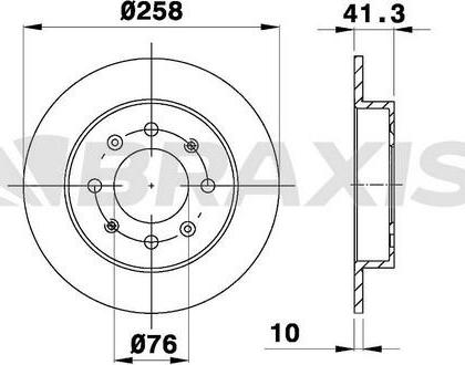 ATE 24.0110-0334.1 - Тормозной диск autospares.lv