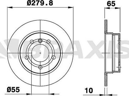 Lucas Electrical 6044484 - Тормозной диск autospares.lv