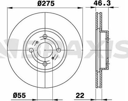 ITN 102300334 - Тормозной диск autospares.lv