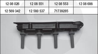 Brecav 109.010 - Катушка зажигания autospares.lv