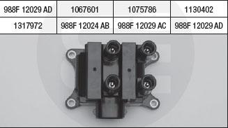 Brecav 215.001E - Катушка зажигания autospares.lv