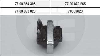 Brecav 211.007 - Катушка зажигания autospares.lv