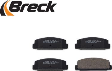 Breck 24045 00 704 00 - Тормозные колодки, дисковые, комплект autospares.lv